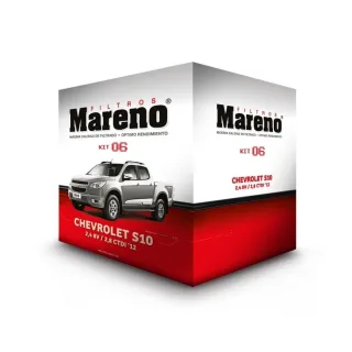KIT CHEVROLET S10 NUEVA AIRE-ACEITE-HABITACULO-COMBUSTIBLE MR382-EM1026-MH313-MC034X2