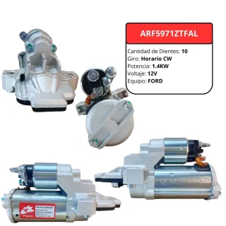 MOTOR ARRANQUE FORD KA ECOSPORT 1.5 MOTOR DRAGON (3 CIL) 12V 1.0KW GIRO DERECHO 11 DIENTES F000C60303 0399709050 GN1511000AA