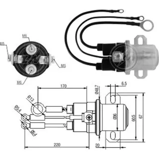 SOLENOIDE DELCO REMY 39MT- 24V.