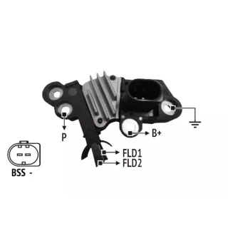 REGULADOR DE VOLTAJE 12V BOSCH OEM = F00M346051 / F00M346070