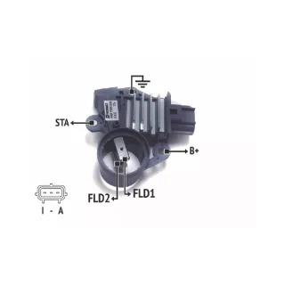 REGULADOR DE VOLTAJE 12V. FORD-  F-100 4.9L/ F-150 (IMPORTADO)