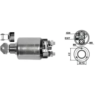 SOLENOIDE ARGELITE 12V FORD ESCORT 1.8 C/EMBOLO