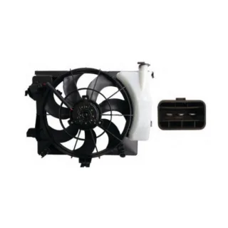 ELECTROVENTILADOR HYUNDAI: ACCENT : 12'- 13' || VELOSTER 12'- 14'  KIA: K2 || RIO 12'- 17'   CON ENC.  - FLUJO: ASPIRANTE -  SENTIDO GIRO: ANTI-HORARI
