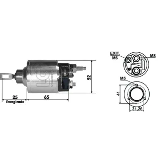 SOLENOIDE BOSCH 12V  CITROEN BERLINGO XSARA SAXO C3 PEU 106