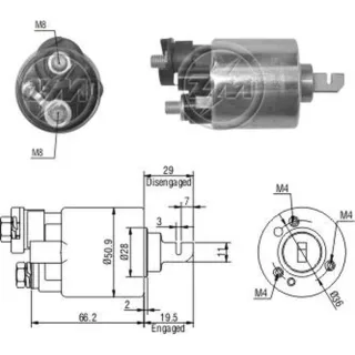 SOLENOIDE HONDA 12V CIVIC 1.6/ DEL SOL / ACCORD/ PRELUDE 2.2