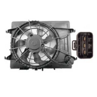 ELECTROVENTILADOR HYUNDAI ELANTRA : 07'- 10'   CON ENC.  - FLUJO: ASPIRANTE -  SENTIDO GIRO: HORARIO - EXT: 422 - POTENCIA: 48/77 W - COD HELICE: