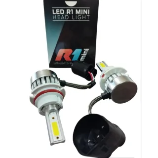 LAMPARA CREE LED R1 9004 MINI SIN COOLER CON DISIPADOR 22.000LM