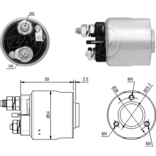 SOLENOIDE VALEO 12V TRANSPORTER 1.9/2.4/2.5/2.8