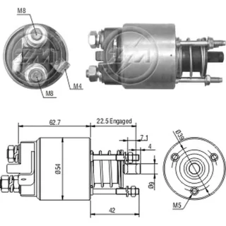 SOLENOIDE MARELLI 12V CHEVROLET ASTRA/CORSA/ZAFIRA