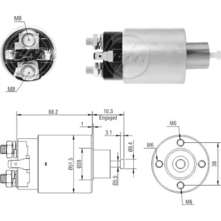 SOLENOIDE MITSUBISHI 12V OUTLANDER