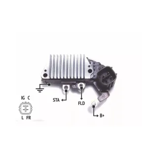 REGULADOR DE VOLTAJE NIPPONDENSO - HONDA CIVIC-ACURA-ISUZU (IMPORTADO)