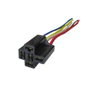 CONECTOR CON FIJACION P/RELAY  5 CABLES MINIATURIZADO OEM