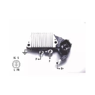 REGULADOR DE VOLTAJE NIPPONDENSO 12V TOYOTA P/PLAQUETA PRN002450 (IMPORTADO)