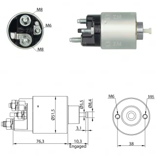 SOLENOIDE MOTORCRAFT FORD FOCUS 1.8-2.0