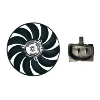 ELECTROVENTILADOR FORD: FIESTA : 1.6 99'- 02' C A.A. || KA: 1.0 >08' C A.A. ; 1.3 97'- 99' C A.A. ; 1.6 >01' C A.A.     - FLUJO: ASPIRANTE -  SENTIDO 