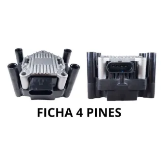 BOBINA IGNICION VOLKSWAGEN  BORA 1.4I/1.6I/1.8I/2.0I, GOLF 1.4I/1.6I/1.8I/2.0I, NEW BEETLE / SEAT ALHAMBRA 2.0I -  AROSA 1.0/1.0I/1.4/1.4I - CORDOBA 1