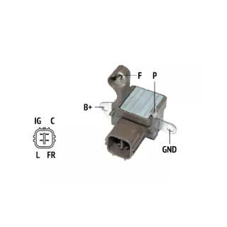 REGULADOR DE VOLTAJE 12V NIPPONDENSO BMW EQUIVALENCIAS  31100-PGK-A01   31135-RJA-A01   31150-PQK-A010M  126000-0041   126000-0042  126600-0040   1266