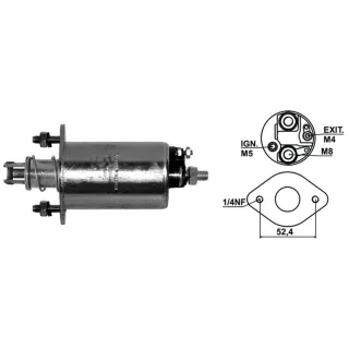 SOLENOIDE INDIEL 12V FORD FALCON/FAIRLANE/P.UP/CHEVROLET 400