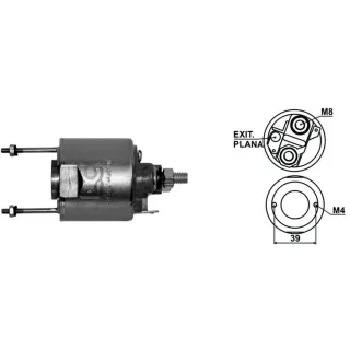 SOLENOIDE VALEO 12V R.9/11/19/EXPRESS/CLIO/VOLVO 340 1.6D