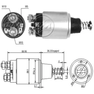 SOLENOIDE BOSCH 12V FORD CARGO/TRAC.KOMATSU