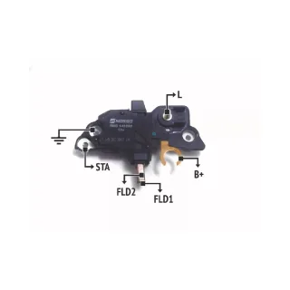 REGULADOR DE VOLTAJE  FIAT- ALFA ROMEO- 12V. BOSCH (IMPORTADO)