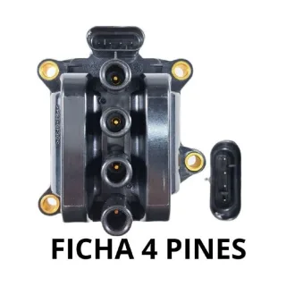 BOBINA IGNICION RENAULT CLIO II, KANGOO, TWINGO (TODOS MOTOR 1.0 / 1.2 16V) – (DESDE 2008)