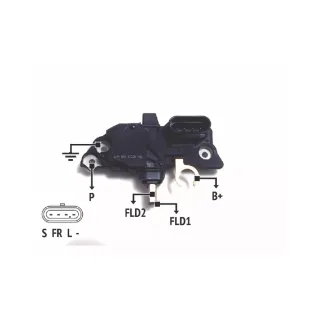 REGULADOR DE VOLTAJE BOSCH - RENAULT FLUENCE 12V. (IMPORTADO)