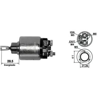 SOLENOIDE BOSCH 12V R.9-11 1.6 TODOS/CLIO 1.6/R.19 1.6