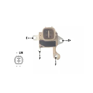 REGULADOR DE VOLTAJE NIPPONDENSO HYUNDAI SANTA FE / KIA CARNIVAL SORENTO SPORTAGE 12V (IMPORTADO)