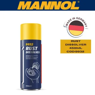 ADITIVOS MANNOL RUST DISSOLVER AFLOJA TUERCAS 450ML CAJA (X24U)