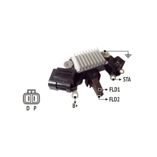 REGULADOR DE VOLTAJE 12V HITACHI SERIE  IMPORTADO OEM = LR170-758