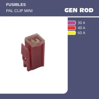 FUSIBLE PAL MUELA HEMBRA MINI CLIP 60 AMP