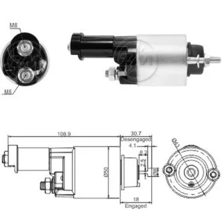 SOLENOIDE DENSO 12V HONDA CRV- CIVIC