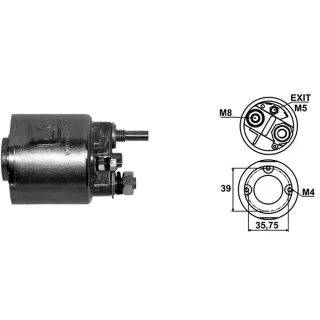 SOLENOIDE RENAULT LOGAN 12V VALEO 5170