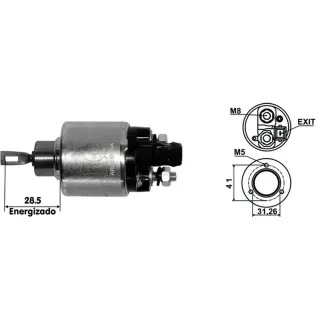 SOLENOIDE BOSCH 12V GOLF 2000 NA./POLO/GOL 1000/SAVEIRO 1.9/