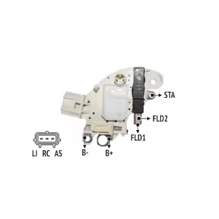REGULADOR DE VOLTAJE MARELLI 12V. FORD FOCUS I- II- C-MAX (IMPORTADO)