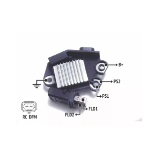 REGULADOR DE VOLTAJE 12V. VALEO- CHEVROLET AGILE-CAPTIVA-MONTANA (IMPORTADO)