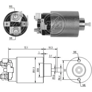 SOLENOIDE MITSUBISHI 12V .MADZA-NISSAN-