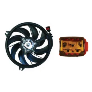 ELECTROVENTILADOR PEUGEOT: 206: CC 2.0 NAFTA 01'- 09' | GTI 2.0 NAFTA 03'- 06' | RC 2.0 NAFTA 05'- 06' | : 1.4 01'- 13' ; 1.6 99'- 09' || 207: CC 1.6 