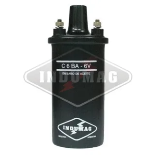 BOBINA IGNICION UNIVERSAL 6V- C6BA EQUIVALENCIA = BAC6006