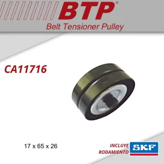 TENSOR POLY V CHEVROLET DIRECCION HIDRAULICA Y A/A GM ASTRA OEM: 93336184 VKM 60014 MEDIDAS: 65X26 INT:17