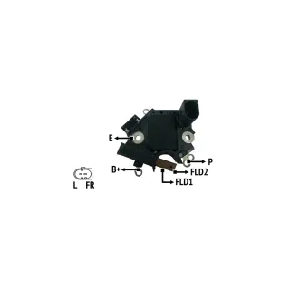 REGULADOR DE VOLTAJE 12V HITACHI SERIE  IMPORTADO AUDI Q7, WV TOUAREG