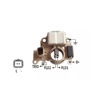 REGULADOR DE VOLTAJE  RENAULT CLIO II 1.5- 12V. MITSUBISHI (IMPORTADO)