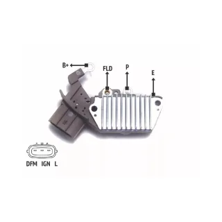 REGULADOR DE VOLTAJE 12V. TOYOTA YARIS P/PLAQUETA PRN003130 (IMPORTADO)