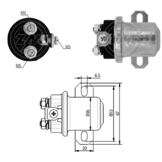 SOLENOIDE DELCO AUXILIAR 12V 29MT / CUMMINS/CASE