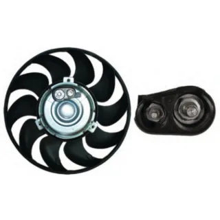 ELECTROVENTILADOR VOLKSWAGEN TRANSPORTER : 1.9 TDI 96'- 11'     - FLUJO: ASPIRANTE -  SENTIDO GIRO: HORARIO - EXT: 280 - POTENCIA: 450 W - COD HELICE: