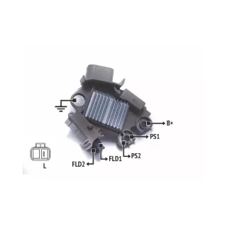 REGULADOR DE VOLTAJE  HYUNDAI- KIA- 12V. VALEO (IMPORTADO)