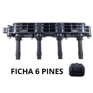 BOBINA IGNICION GENERAL MOTORS MERIVA -  ZAFIRA 1.8 16V / FIAT STYLO 1.8 16V