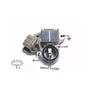 REGULADOR DE VOLTAJE 12V MITSUBISHI NISSAN TIIDA >09 - VERSA (IMPORTADO)