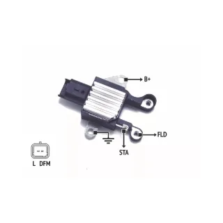 REGULADOR DE VOLTAJE  TIPO NIPPONDENSO CITROEN BERLINGO DIESEL (IMPORTADO)